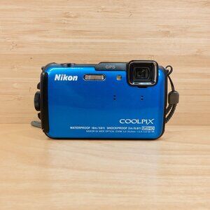 Nikon Coolpix AW110 / 16MP / Waterproof 18m / Shockproof / Full HD / GPS / Blue